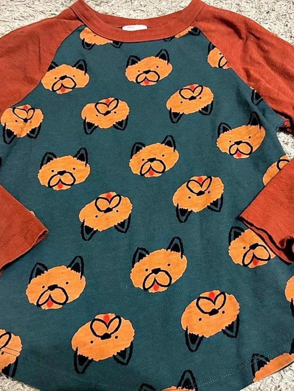 Hanna Andersson Dog Print Long Sleeve